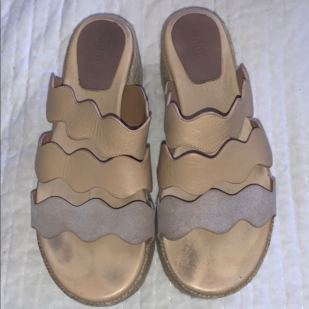 CHLOE LAUREN WEDGE SANDALS